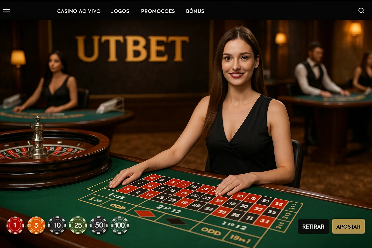 O UTBET Live Casino lança promoções regularmente