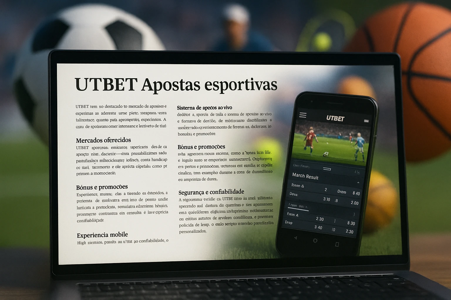 Aposte em apostas esportivas no cassino online UTBET