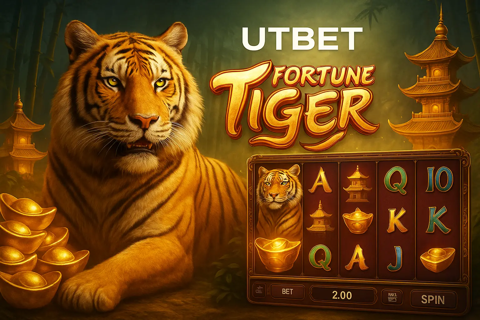 Fortune Tiger é um jogo imperdível no UTBET Casino